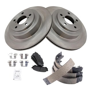 Foto 2 | Kit De Pastillas De Freno Y Rotor Trq Trasero Semimetálico Para Subaru Impreza - Venta Internacional.