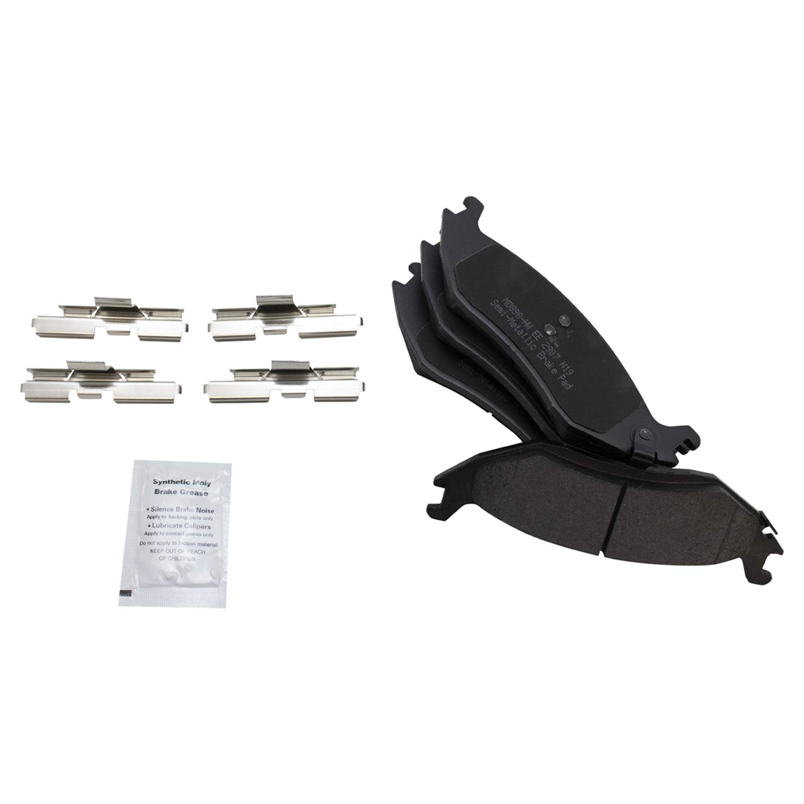 Foto 4 pulgar | Kit De Pastillas De Freno Y Rotor Trq Trasero Semimetálico Para Dodge Ram 1500 - Venta Internacional.