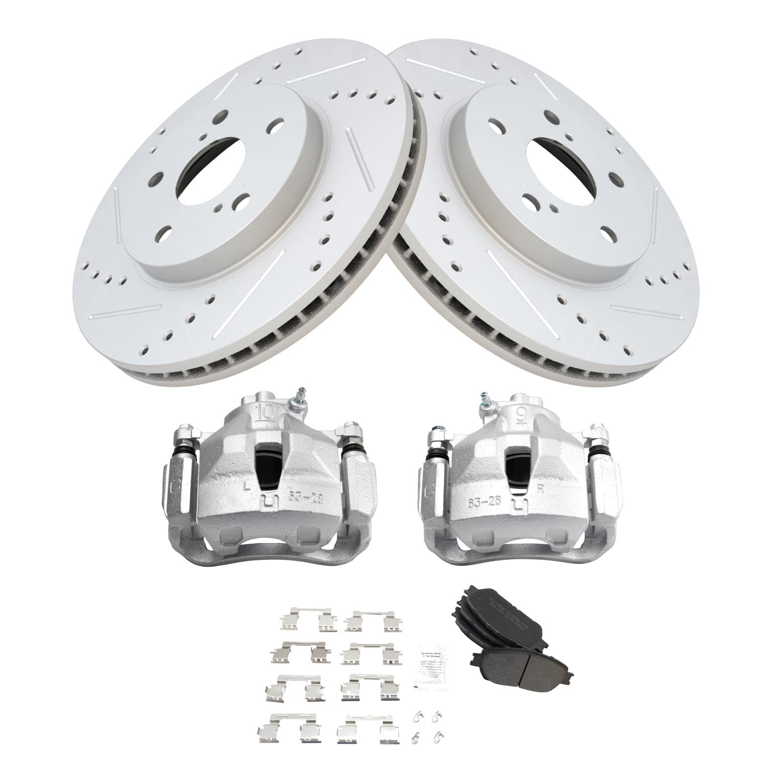 Foto 3 pulgar | Kit De Pastillas Y Rotor De Freno Trq Front Compatible Con Toyota - Venta Internacional.