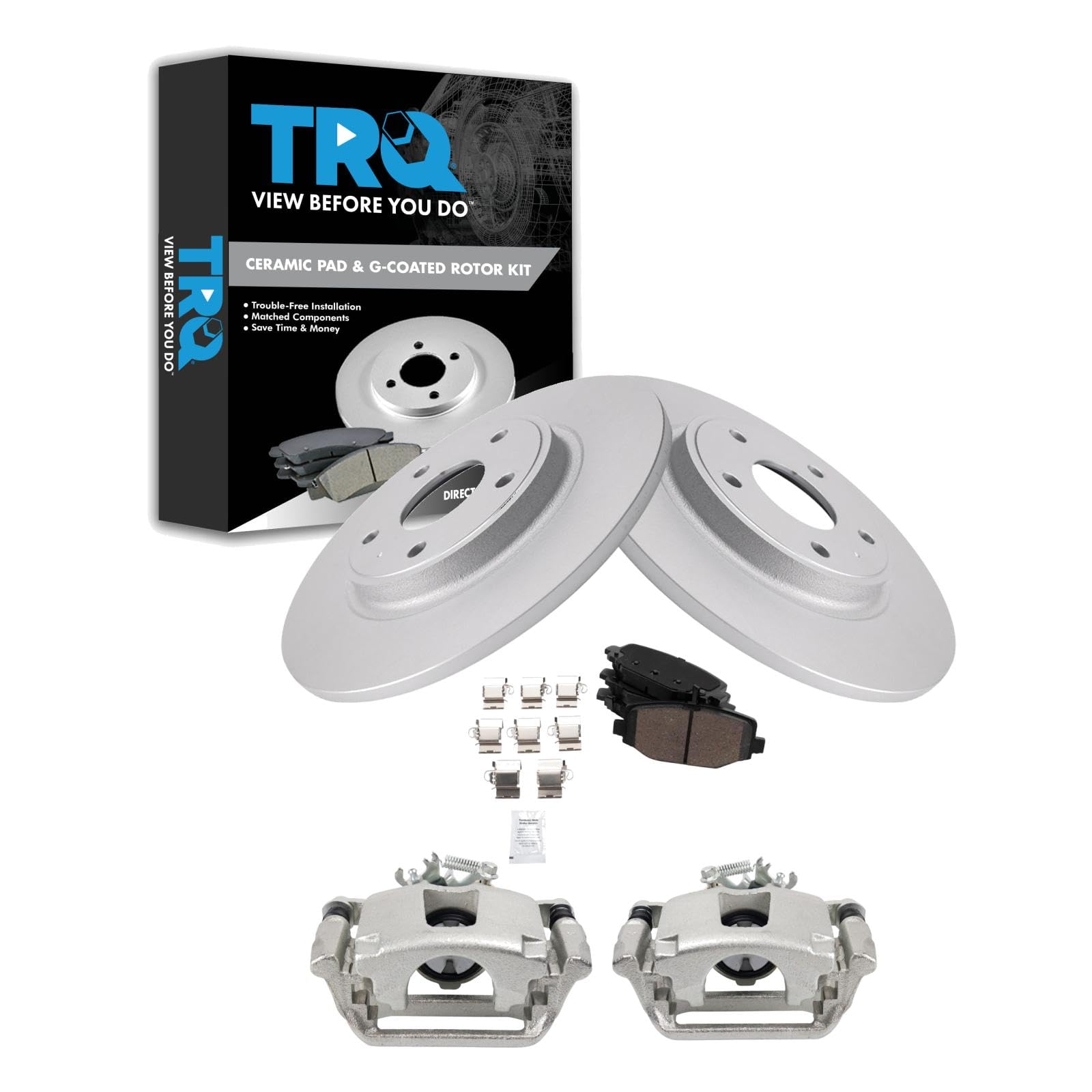 Foto 2 pulgar | Kit De Pastillas Y Rotor De Freno Trq Rear 12-16 Chrysler 12-18 Dodge - Venta Internacional.