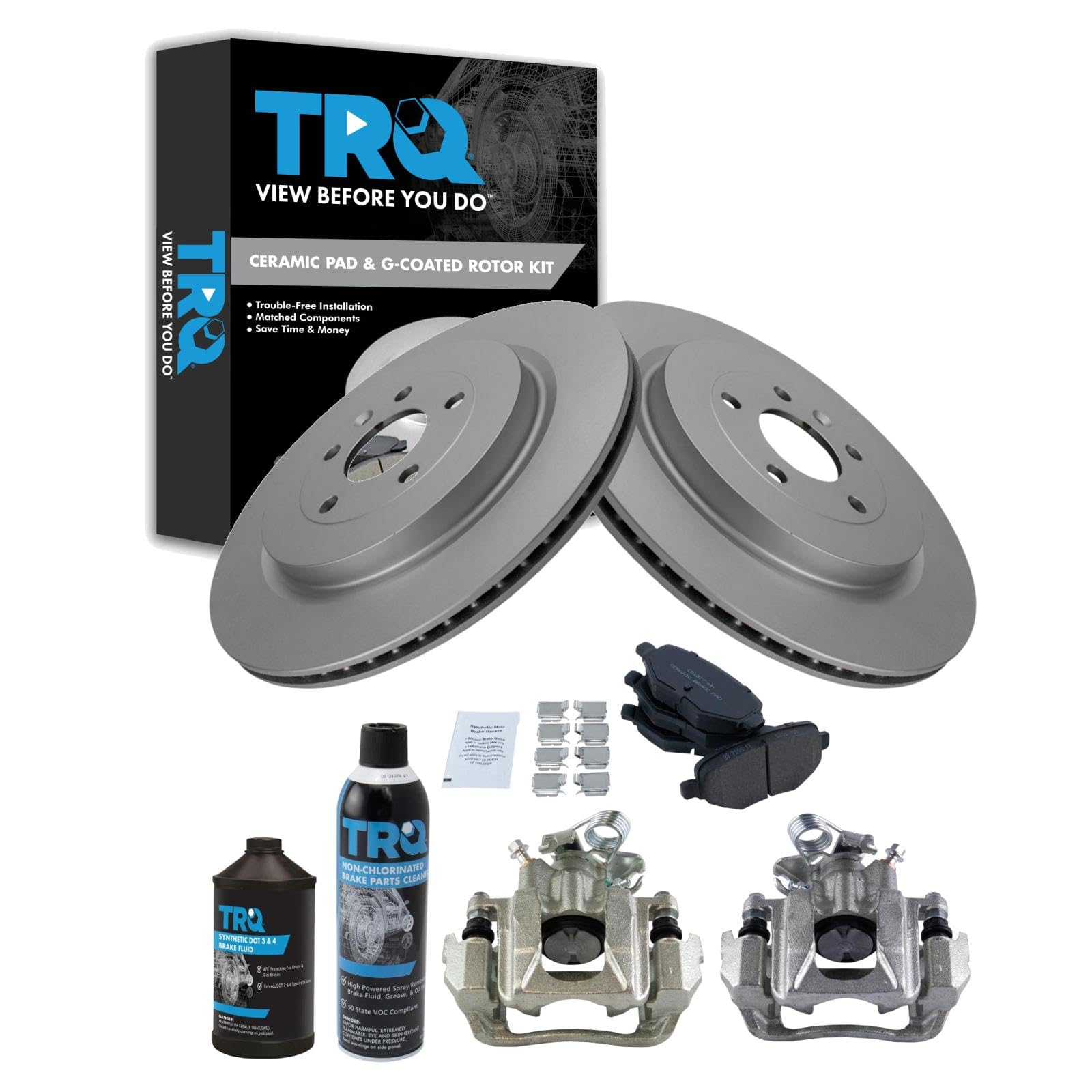 Foto 2 pulgar | Kit De Pastillas De Freno Y Rotor Trq Rear Para Ford Explorer 2015 - Venta Internacional.