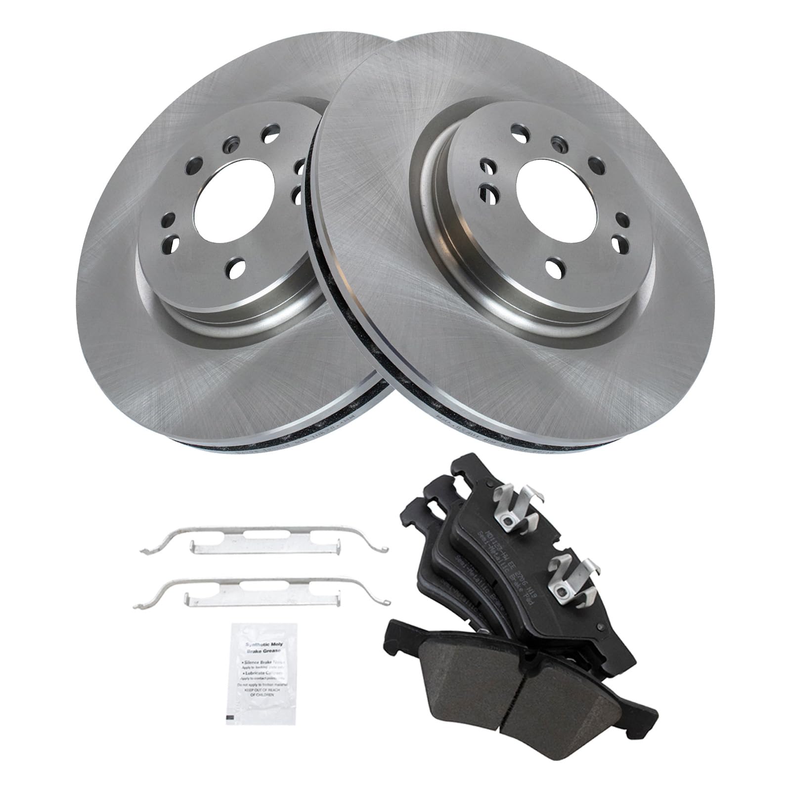 Foto 3 pulgar | Kit De Pastillas De Freno Y Rotor Trq Delantero Semimetálico Para Mercedes - Venta Internacional.