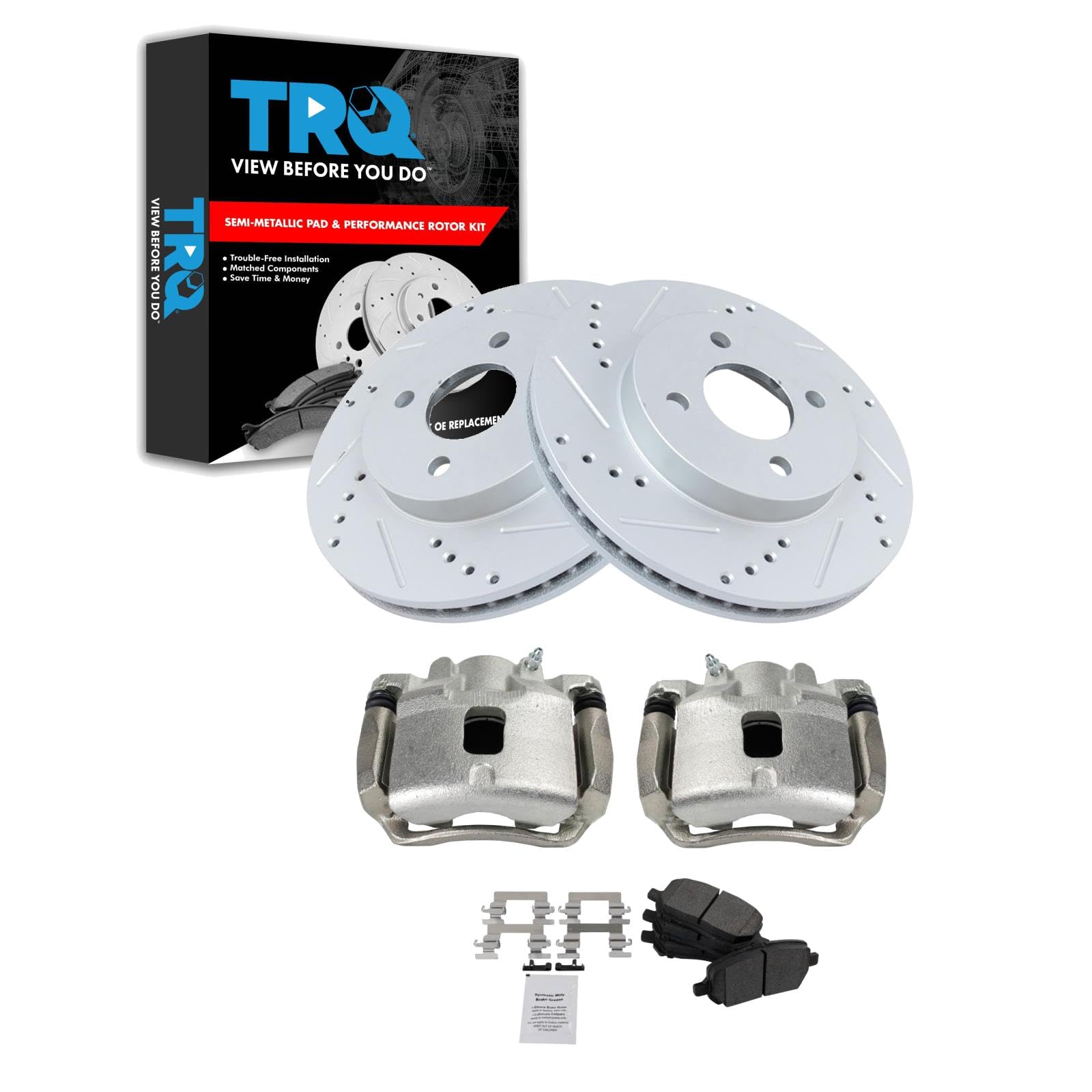 Foto 2 pulgar | Kit De Pastillas De Freno Y Rotor Trq Compatible Con Chevrolet Pontiac Saturn - Venta Internacional.