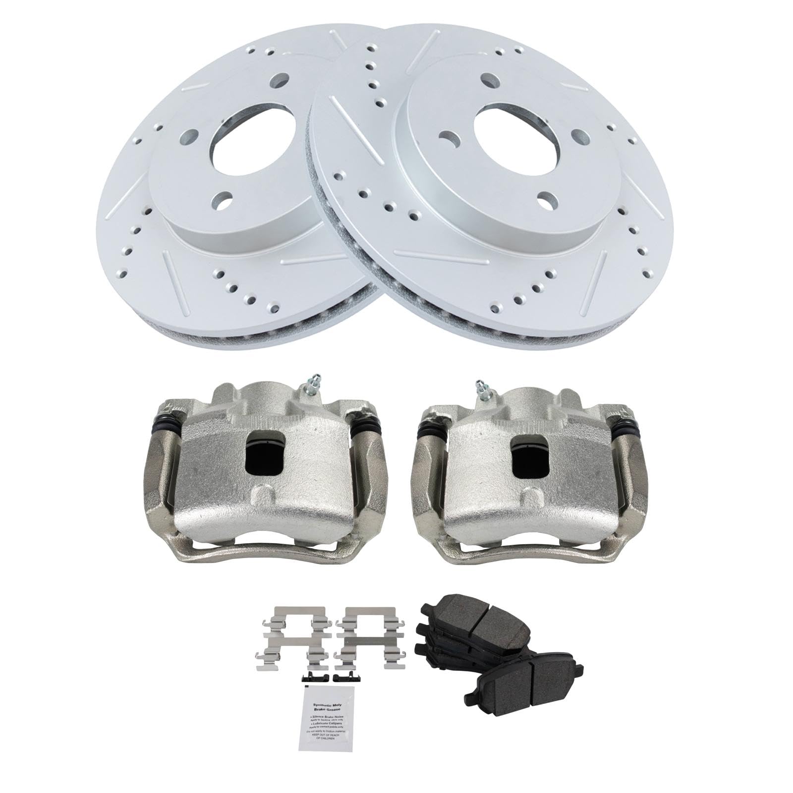 Foto 3 pulgar | Kit De Pastillas De Freno Y Rotor Trq Compatible Con Chevrolet Pontiac Saturn - Venta Internacional.