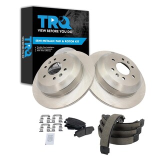 Foto 1 | Kit De Pastillas De Freno Y Rotor Trq Trasero Semimetálico 2009 Para Kia Borrego - Venta Internacional.