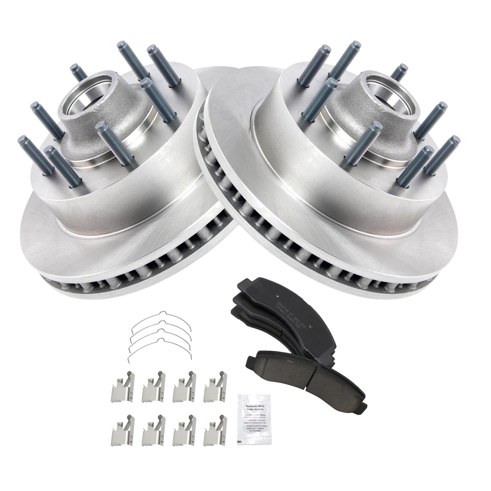 Foto 3 pulgar | Kit De Pastillas De Freno Y Rotor Trq Ceramic Para Ford Excursion F-250 - Venta Internacional.