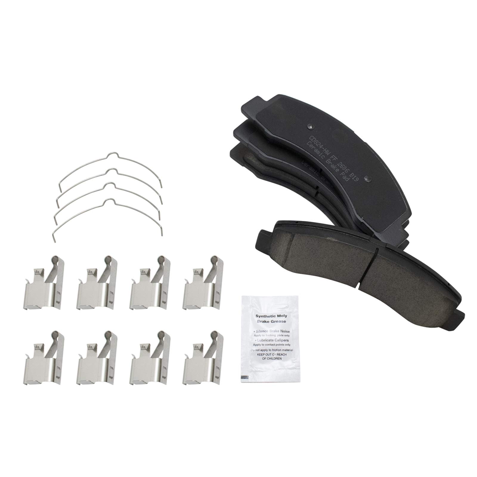 Foto 4 pulgar | Kit De Pastillas De Freno Y Rotor Trq Ceramic Para Ford Excursion F-250 - Venta Internacional.