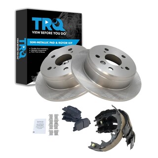 Foto 1 | Kit De Pastillas De Freno Y Rotor Trasero Trq Semimetálico Para Lexus Es300 - Venta Internacional.
