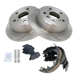Foto 2 | Kit De Pastillas De Freno Y Rotor Trasero Trq Semimetálico Para Lexus Es300 - Venta Internacional.
