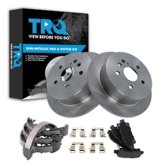 Foto 1 | Kit De Pastillas De Freno Y Rotor Trq Trasero Semimetálico Para Toyota Sienna - Venta Internacional.