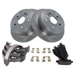 Foto 2 | Kit De Pastillas De Freno Y Rotor Trq Trasero Semimetálico Para Toyota Sienna - Venta Internacional.