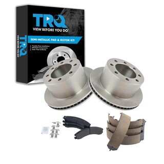 Foto 1 | Kit De Pastillas Y Rotor De Freno Trq Trasero Semimetálico 2009 Express 3500 - Venta Internacional.