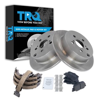 Foto 1 | Kit De Pastillas Y Rotor De Freno Trq Scion Tc 05-10 Trasero Semimetálico - Venta Internacional.