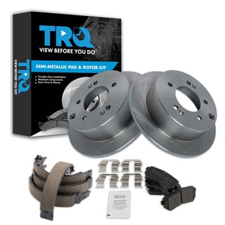 Foto 1 | Kit De Pastillas De Freno Y Rotor Trq Trasero Semimetálico Para Kia Forte 10-13 - Venta Internacional.