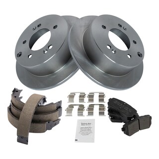 Foto 2 | Kit De Pastillas De Freno Y Rotor Trq Trasero Semimetálico Para Kia Forte 10-13 - Venta Internacional.