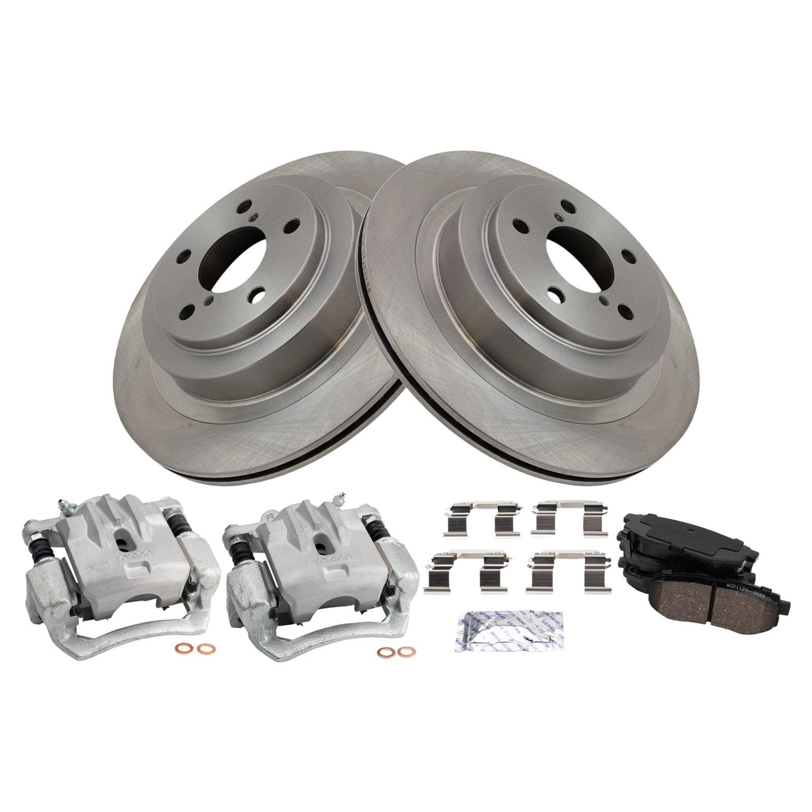 Foto 3 pulgar | Kit De Pastillas De Freno Y Rotor Trq Rear Ceramic Para Subaru Legacy - Venta Internacional.