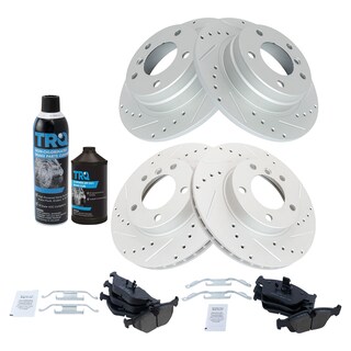 Foto 1 | Kit De Pastillas De Freno Y Rotor Trq Ceramic Premium Con Revestimiento G Para Bmw - Venta Internacional.