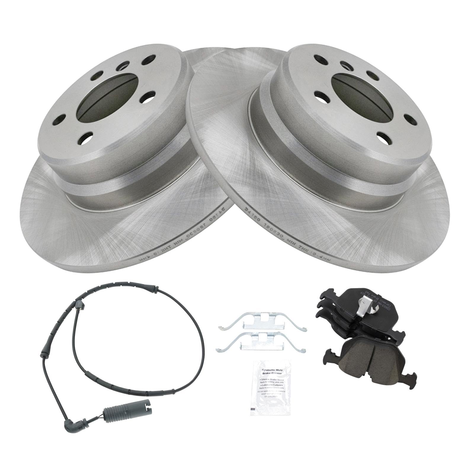 Foto 3 pulgar | Kit De Pastillas De Freno Y Rotor Trq Ceramic Para Bmw X5 2000-2006 - Venta Internacional.