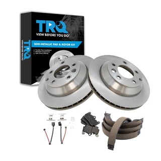 Foto 1 | Kit De Pastillas De Freno Y Rotor Trq Trasero Semimetálico Para Audi Q7 - Venta Internacional.