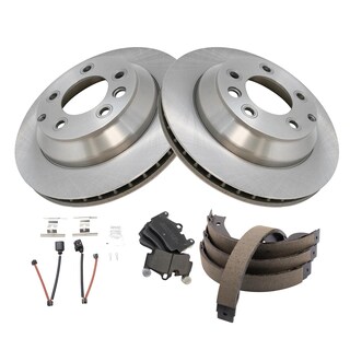 Foto 2 | Kit De Pastillas De Freno Y Rotor Trq Trasero Semimetálico Para Audi Q7 - Venta Internacional.