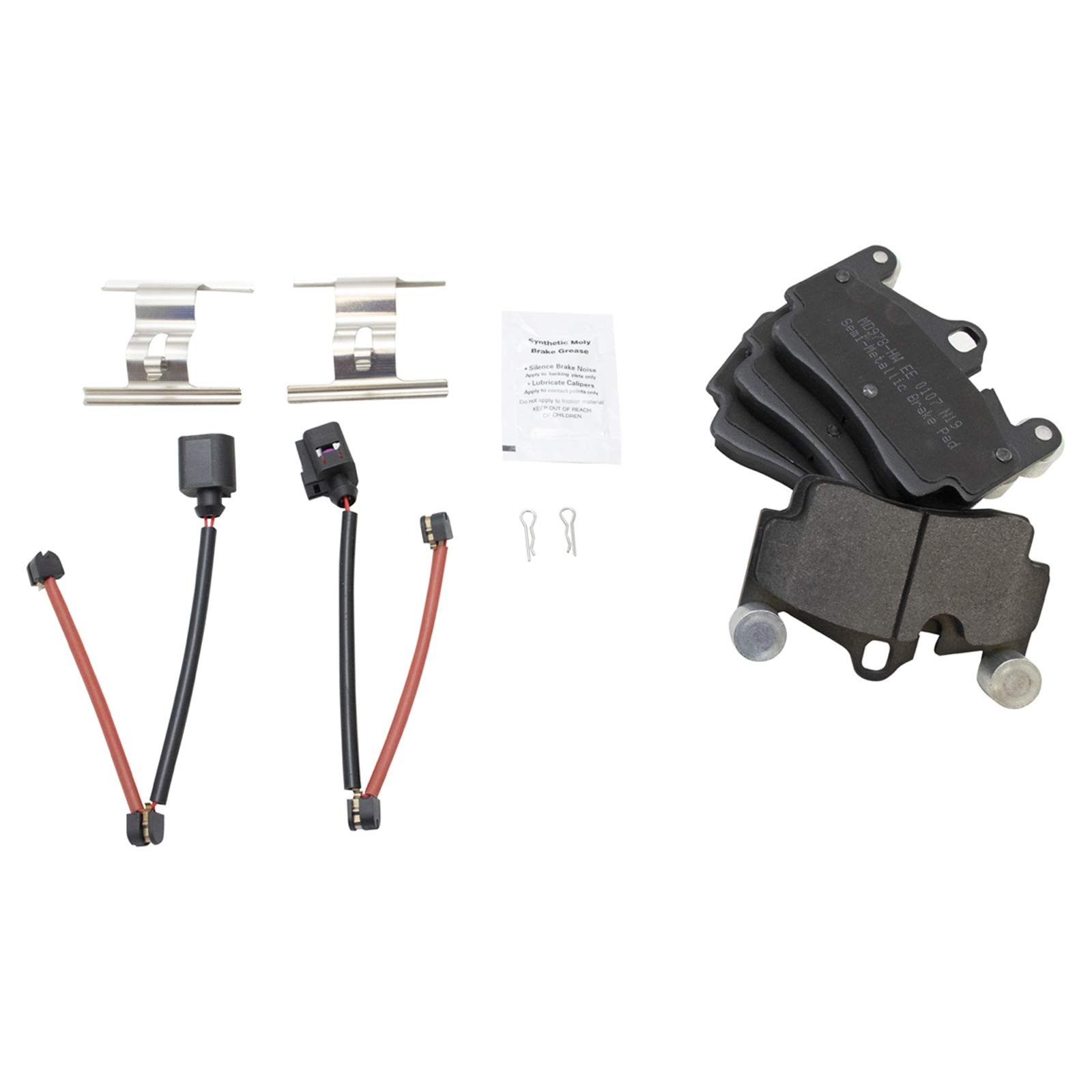 Foto 4 pulgar | Kit De Pastillas De Freno Y Rotor Trq Trasero Semimetálico Para Audi Q7 - Venta Internacional.