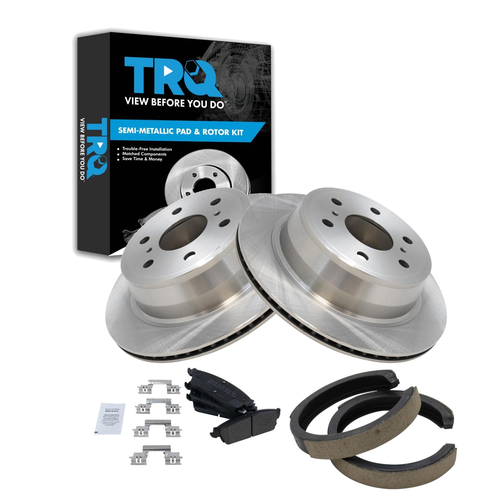 Foto 1 | Kit De Pastillas De Freno Y Rotor Trq Para Cadillac 2007-2010 Y Chevy 2007-2014 - Venta Internacional.