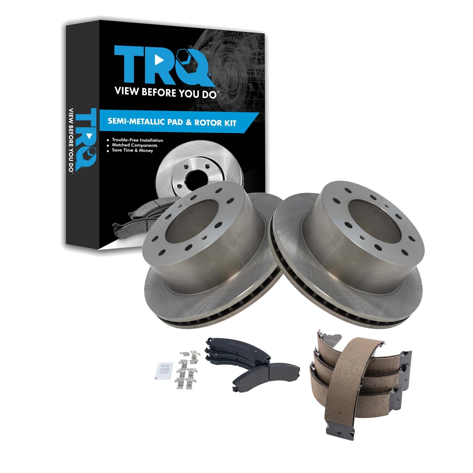 Foto 2 pulgar | Kit De Pastillas De Freno Y Rotor Trq Rear Para Chevrolet/gmc 2011-2019 - Venta Internacional.