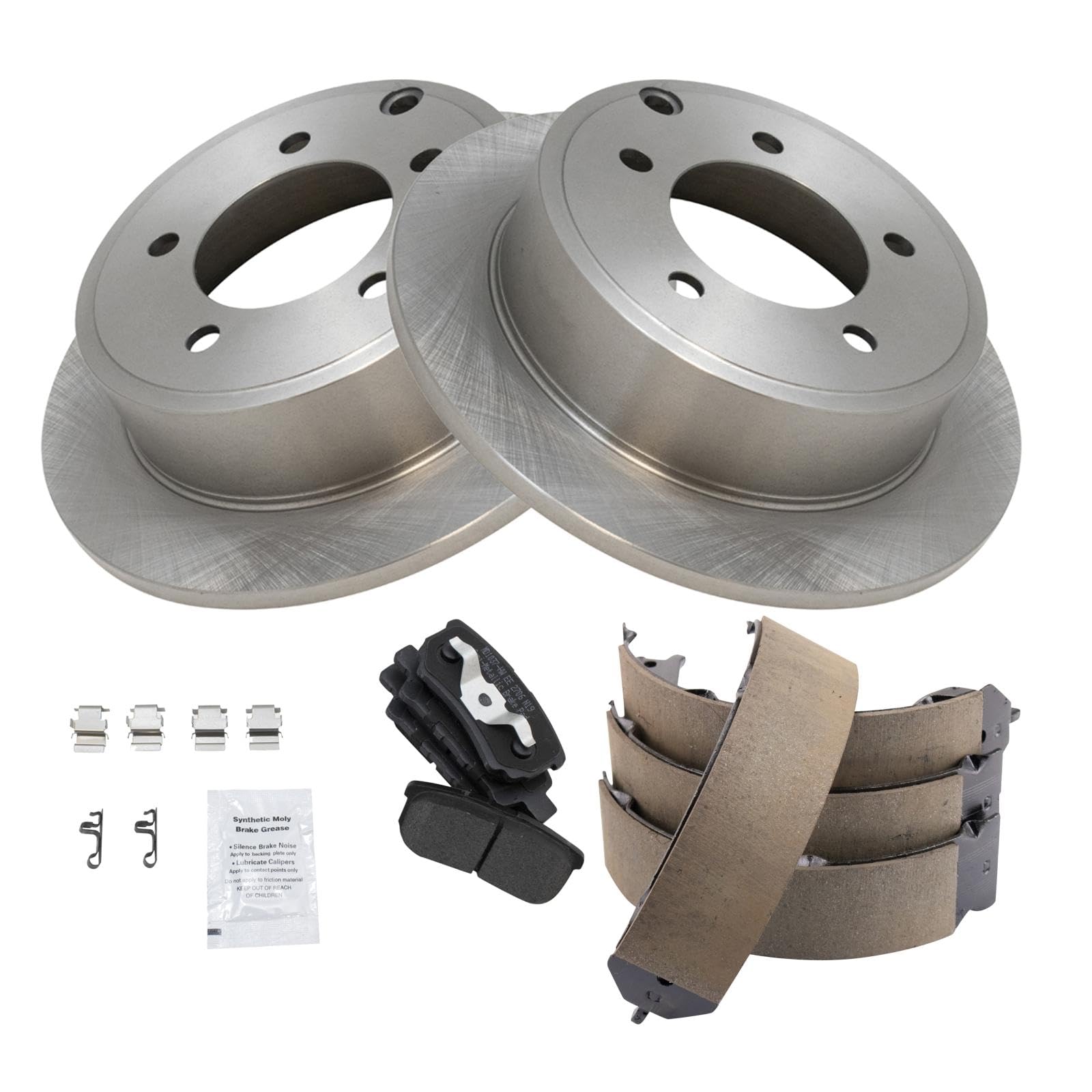 Foto 2 | Kit De Pastillas De Freno Y Rotor Trq Trasero Semimetálico Para Dodge Avenger - Venta Internacional.