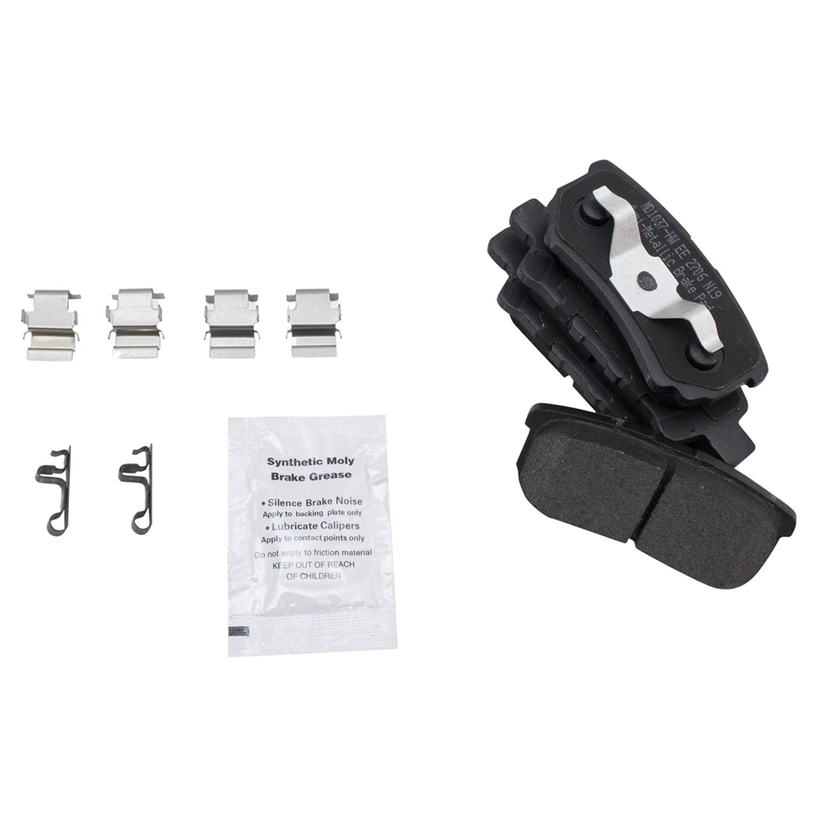 Foto 4 pulgar | Kit De Pastillas De Freno Y Rotor Trq Trasero Semimetálico Para Dodge Avenger - Venta Internacional.
