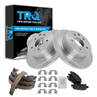 Foto 1 | Kit De Pastillas De Freno Y Rotor Trq Trasero Semimetálico Para Nissan Altima - Venta Internacional.