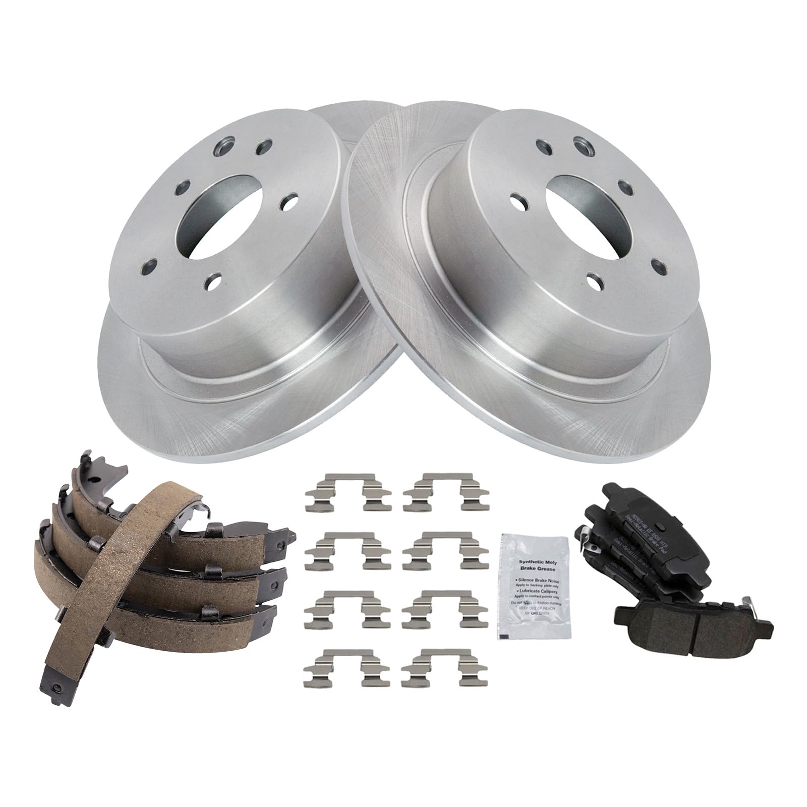 Foto 3 pulgar | Kit De Pastillas De Freno Y Rotor Trq Trasero Semimetálico Para Nissan Altima - Venta Internacional.