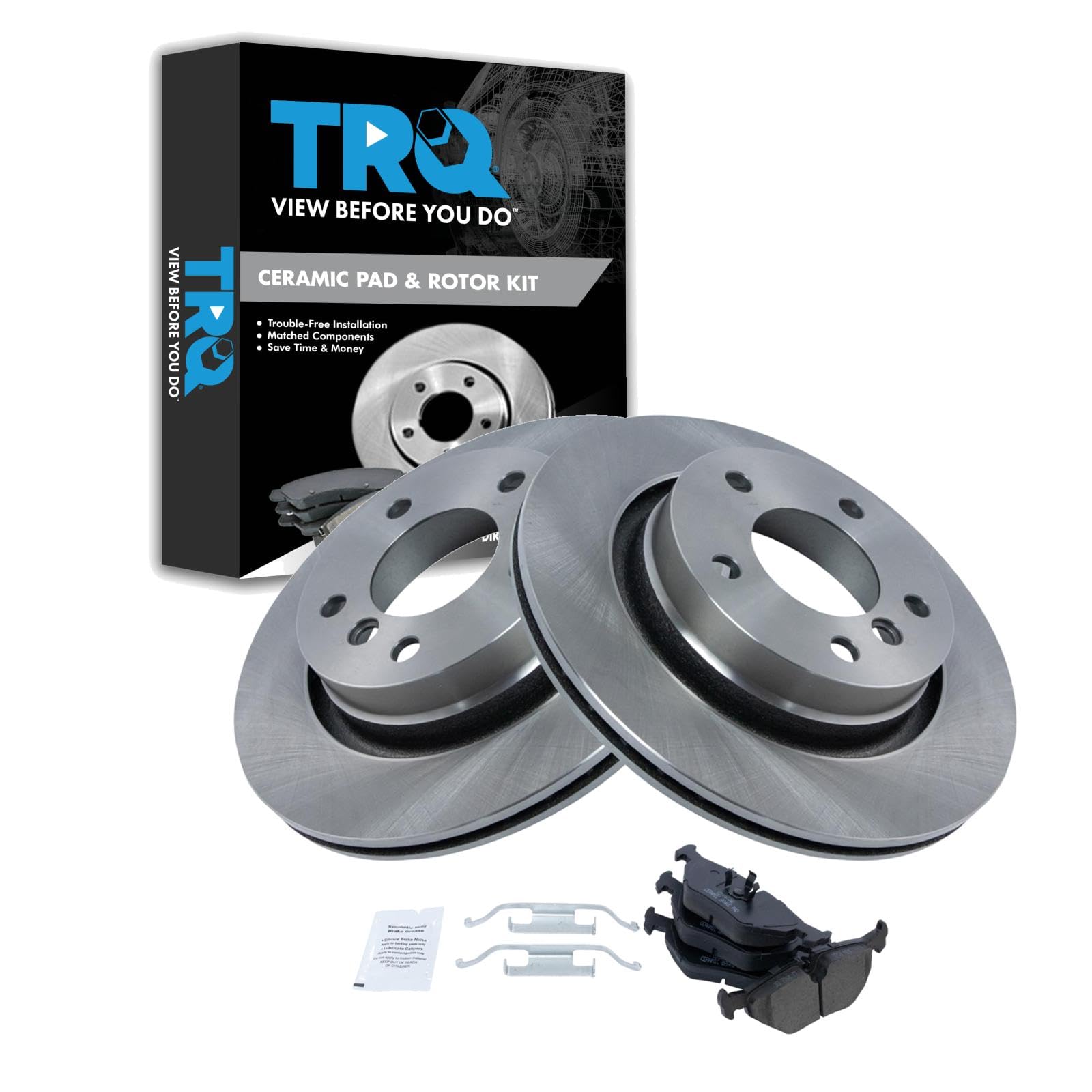 Foto 2 pulgar | Kit De Pastillas De Freno Y Rotor Trq Ceramic Para Bmw 323ci 323i 2000 - Venta Internacional.
