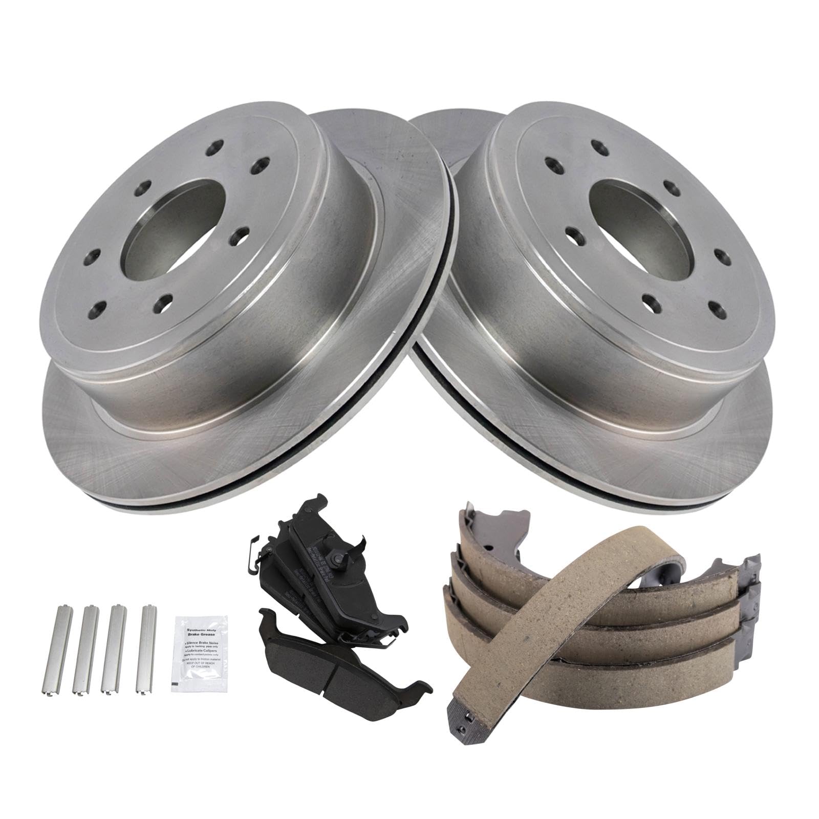 Foto 3 pulgar | Kit De Pastillas Y Rotor De Freno Trq Trasero Semimetálico Para F-150 09-11 - Venta Internacional.