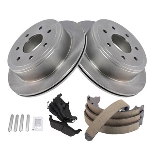 Foto 2 | Kit De Pastillas Y Rotor De Freno Trq Trasero Semimetálico Para F-150 09-11 - Venta Internacional.