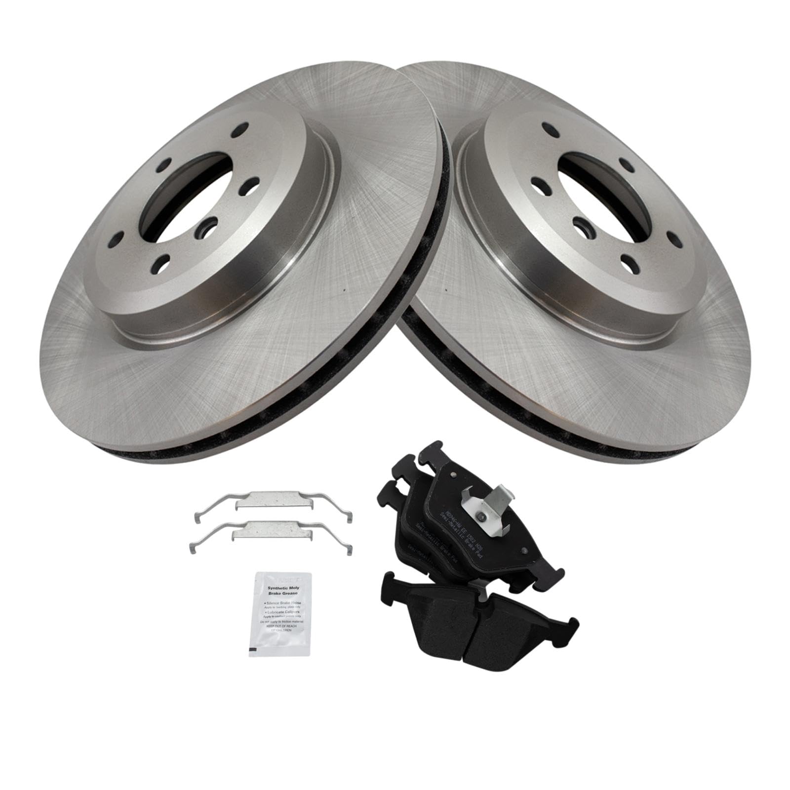 Foto 3 pulgar | Kit De Pastillas De Freno Y Rotor Trq Delantero Semimetálico Para Bmw 330ci - Venta Internacional.