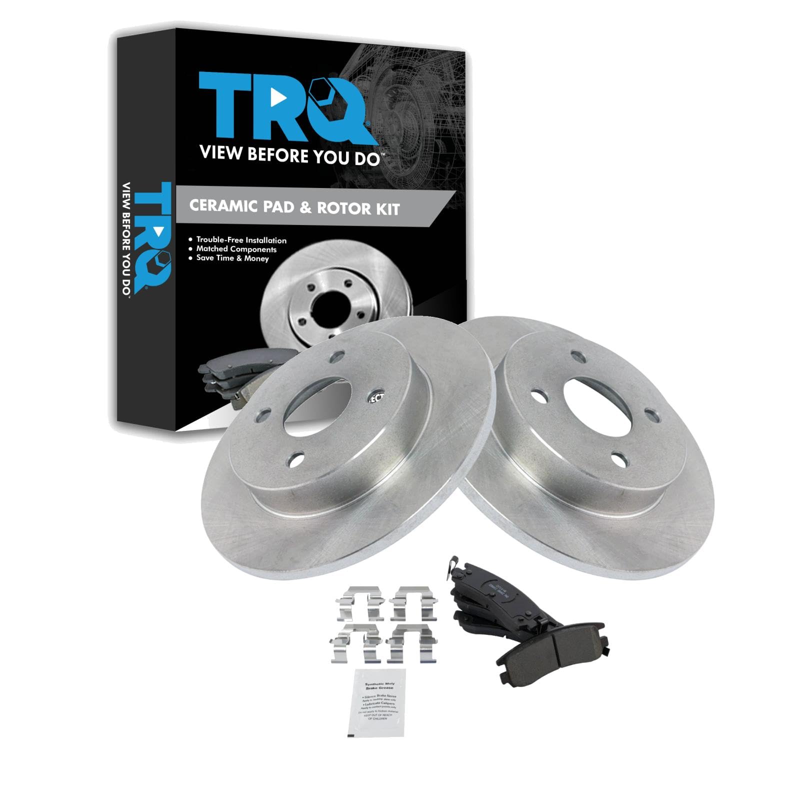 Foto 2 pulgar | Kit De Pastillas De Freno Y Rotor Trq Ceramic Para Saturn Sc 1991-1998 - Venta Internacional.