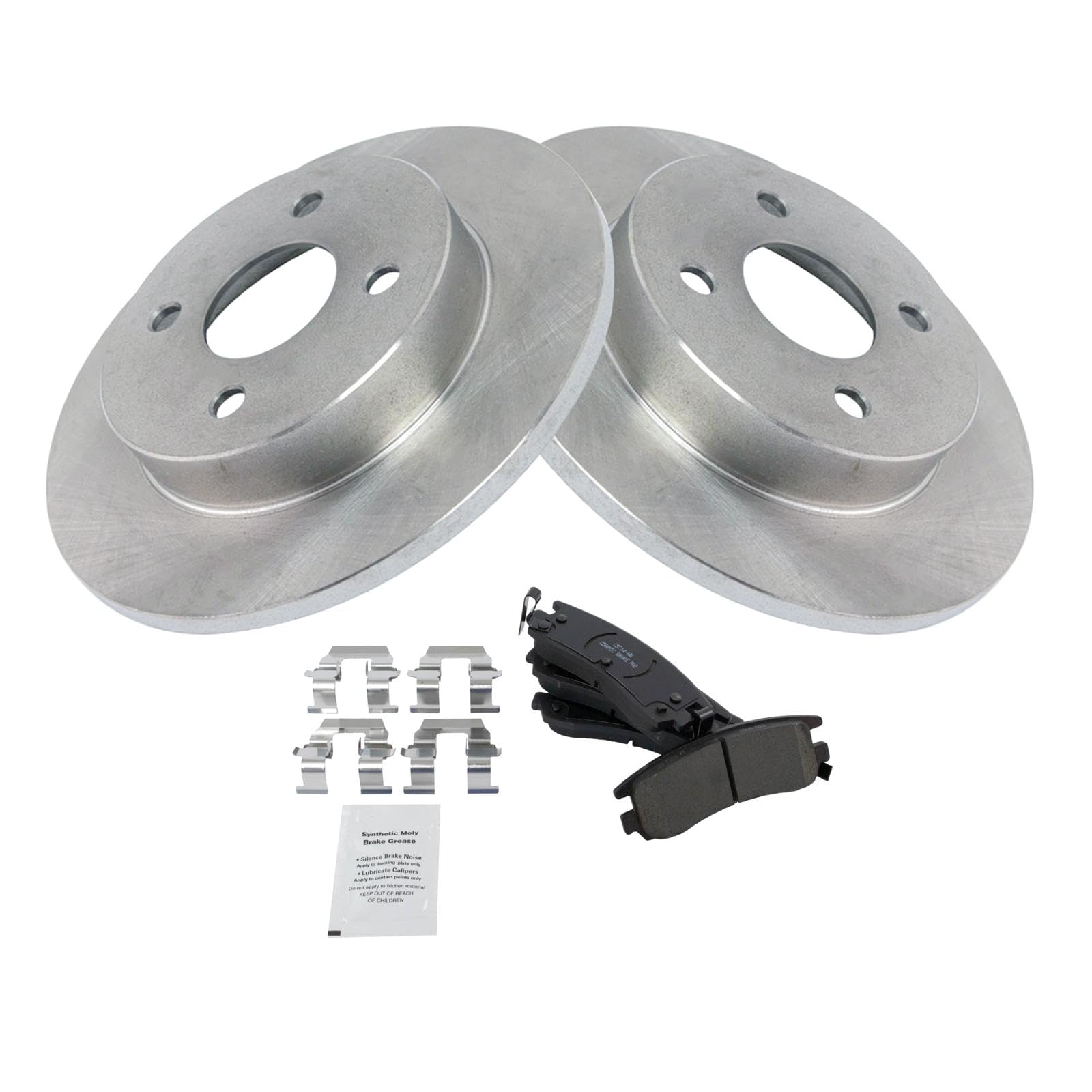 Foto 3 pulgar | Kit De Pastillas De Freno Y Rotor Trq Ceramic Para Saturn Sc 1991-1998 - Venta Internacional.