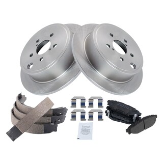 Foto 2 | Kit De Pastillas De Freno Y Rotor Trasero Trq Semimetálico Para Subaru - Venta Internacional.
