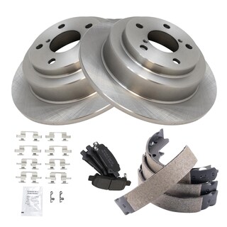 Foto 2 | Kit De Pastillas De Freno Y Rotor Trasero Trq Semimetálico Para Subaru - Venta Internacional.