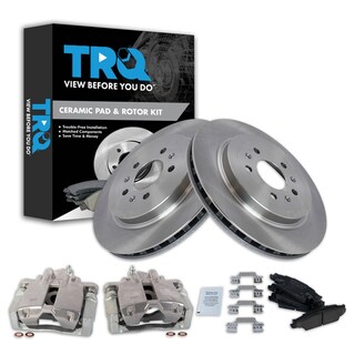Foto 1 | Kit De Pastillas De Freno Y Rotor Trq Rear Ceramic Para Cadillac Cts Sts - Venta Internacional.