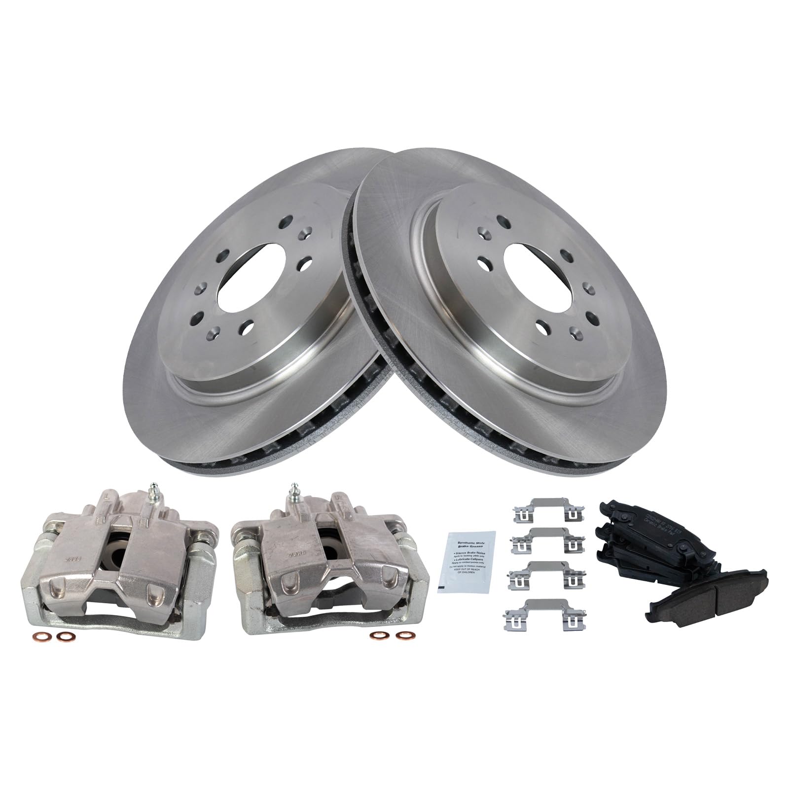 Foto 3 pulgar | Kit De Pastillas De Freno Y Rotor Trq Rear Ceramic Para Cadillac Cts Sts - Venta Internacional.
