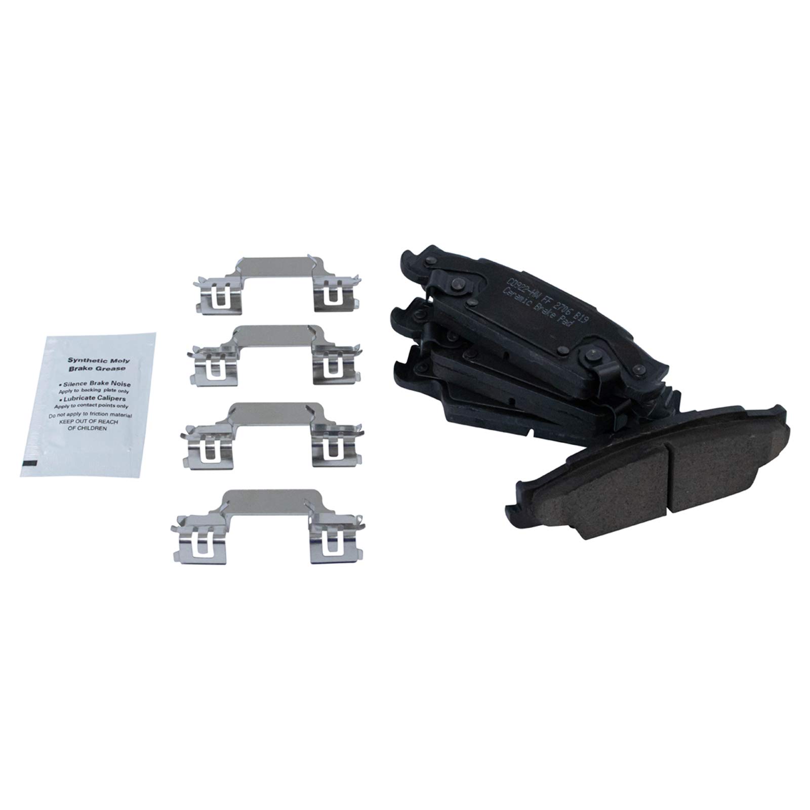 Foto 4 pulgar | Kit De Pastillas De Freno Y Rotor Trq Rear Ceramic Para Cadillac Cts Sts - Venta Internacional.