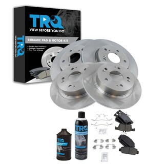 Foto 1 | Kit De Pastillas De Freno Y Rotor Trq Ceramic Para Honda Accord 2018 - Venta Internacional.