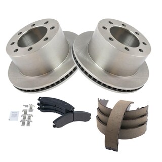Foto 2 | Kit De Pastillas De Freno Y Rotor Trq Semimetálico Para Chevrolet 2009 - Venta Internacional.