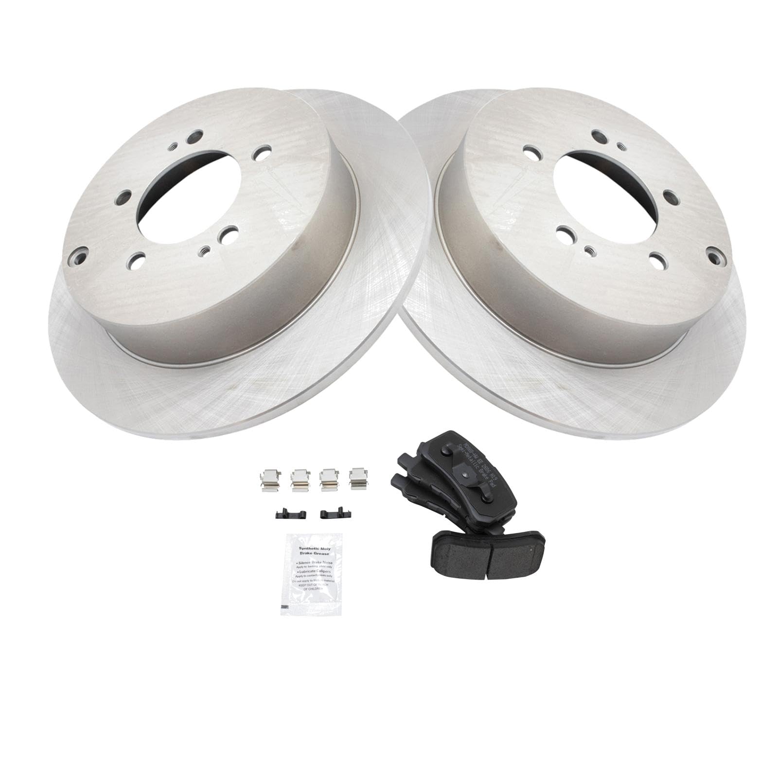 Foto 3 pulgar | Kit De Pastillas De Freno Y Rotor Trq Trasero Semimetálico Para Mitsubishi - Venta Internacional.