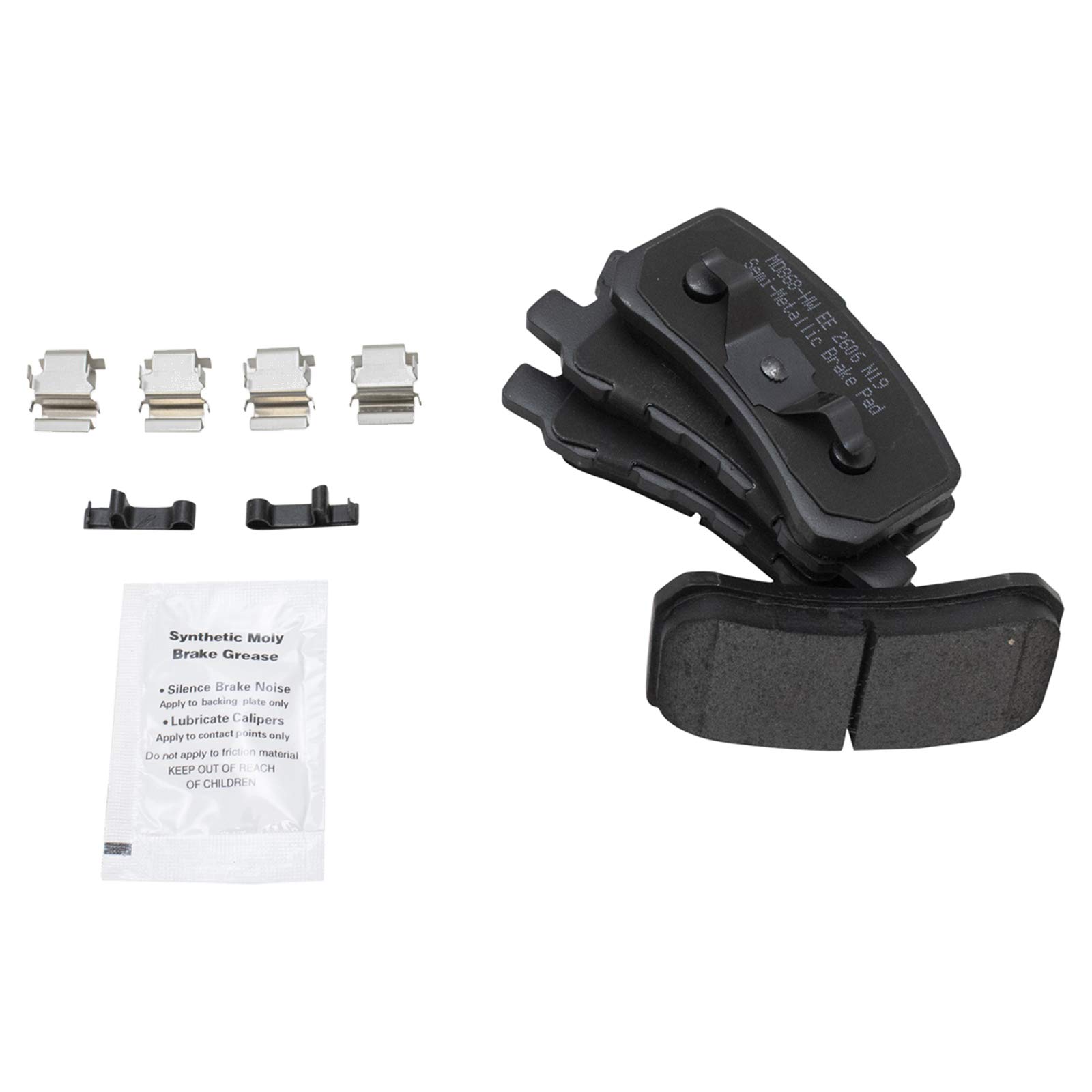 Foto 4 pulgar | Kit De Pastillas De Freno Y Rotor Trq Trasero Semimetálico Para Mitsubishi - Venta Internacional.