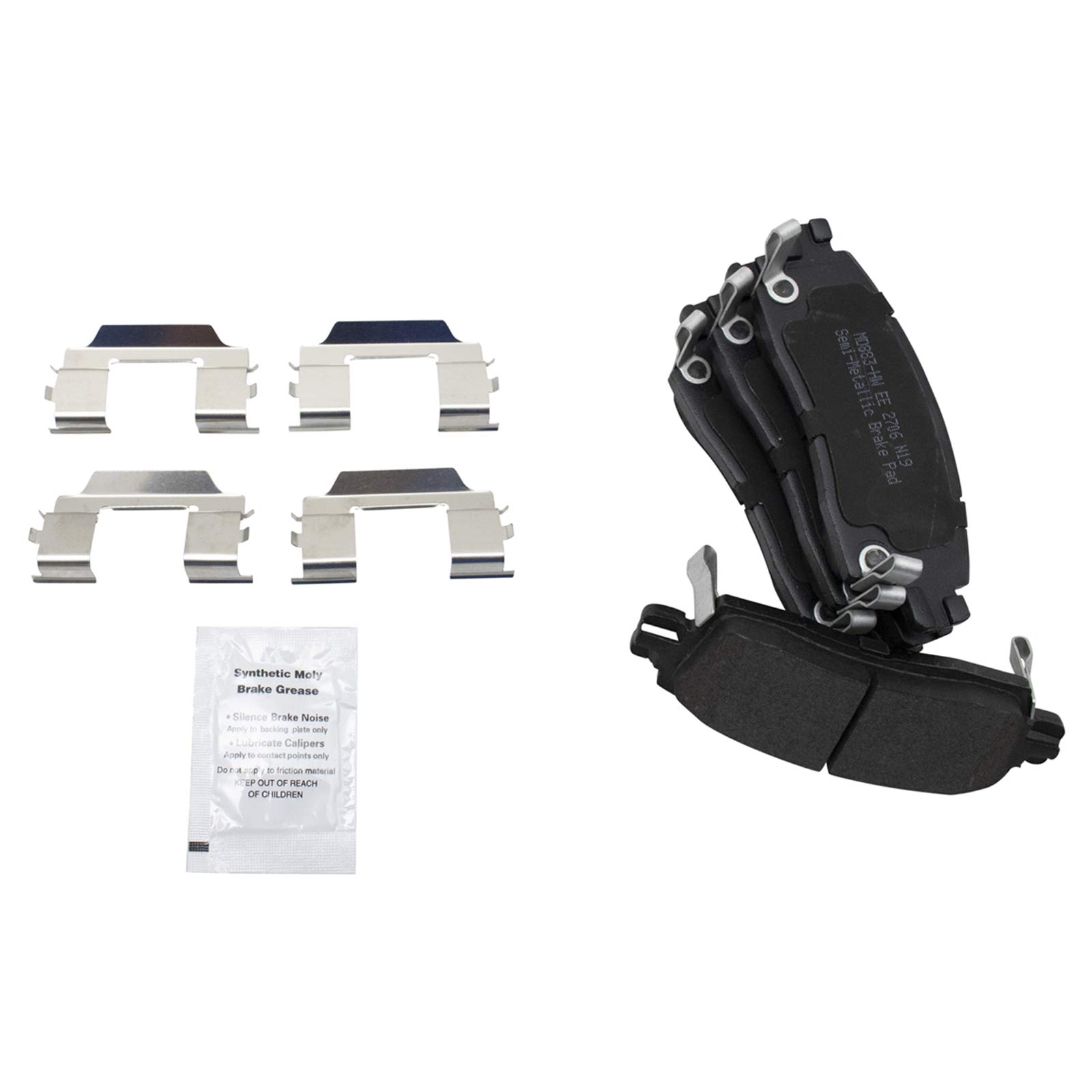 Foto 4 pulgar | Kit De Pastillas De Freno Y Rotor Trq Trasero Compatible Con Buick Chevrolet - Venta Internacional.