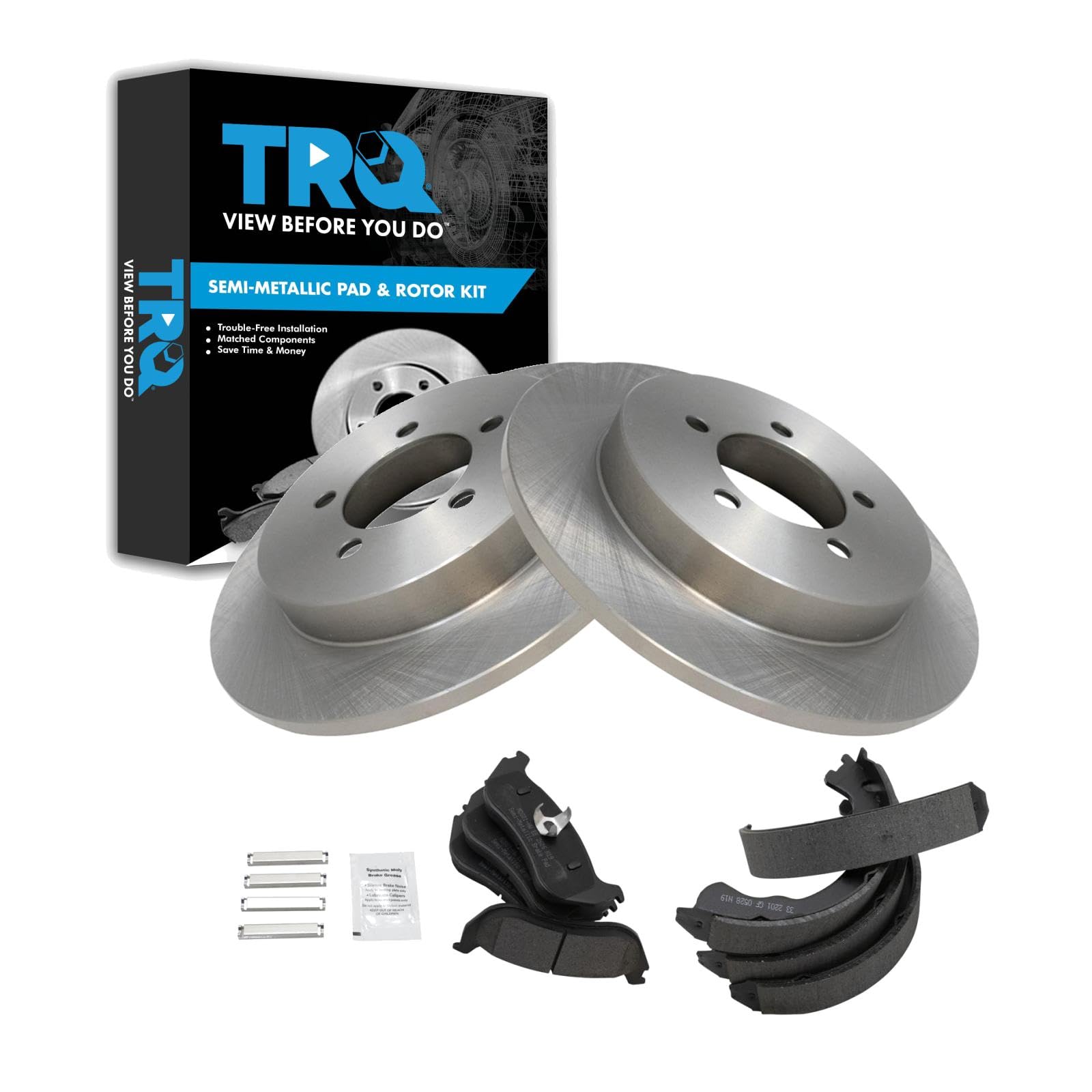 Foto 2 pulgar | Kit De Pastillas Y Rotor De Freno Trq Trasero Semimetálico Para Ford 2002-2005 - Venta Internacional.