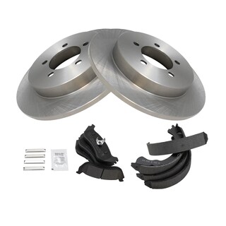 Foto 2 | Kit De Pastillas Y Rotor De Freno Trq Trasero Semimetálico Para Ford 2002-2005 - Venta Internacional.