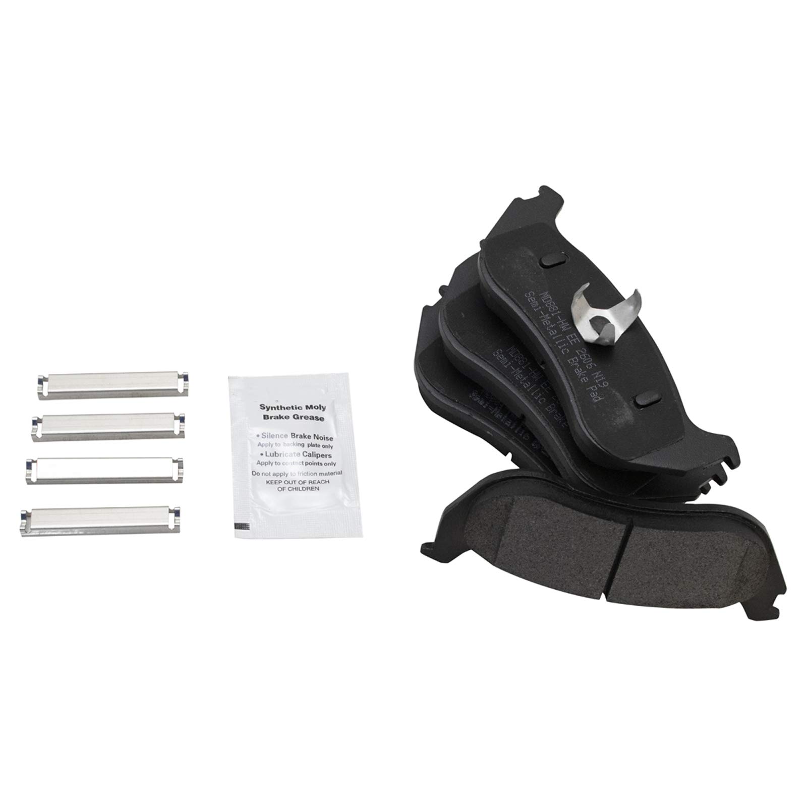 Foto 4 pulgar | Kit De Pastillas Y Rotor De Freno Trq Trasero Semimetálico Para Ford 2002-2005 - Venta Internacional.
